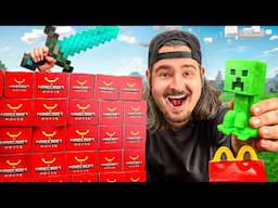 Opening 30 Minecraft Happy Meal Toys!