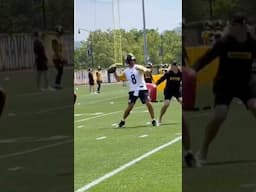 Primer pase de Aaron Rodgers como un Steeler 🤌🏈