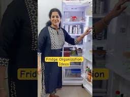 Fridge deep cleaning & Organization Ideas 🌟 #organization #minivlog #shorts #shortvideo #shopping
