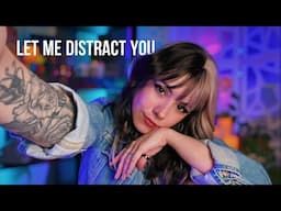 ASMR For Sleep to Distract Your Mind 😴 (Eyes Closed at 8:55)