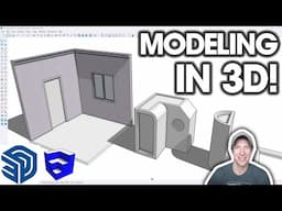 Getting Started in SketchUp 2025 Part 2 - Modeling in 3D!