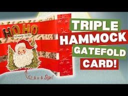 Try This Triple Hammock Card | NO DIES NEEDED!