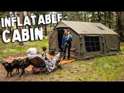 Camping In A Giant Inflatable Tent With A Family Of 5, Plus Two Dogs LX570 - WEEKENDERLANDER EP 64
