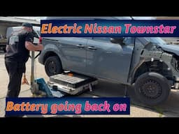ELECTRIC EV NISSAN TOWNSTAR VAN COPART CAT S PART 5