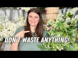 How to EFFICIENTLY use all your florals to save money. Easy wreath tutorial!