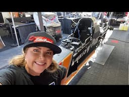 Saturday LIVE cam Rick Ware Parts Plus Clay Millican Top Fuel pit #race #racing #racecar