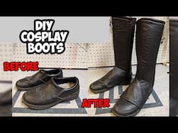 DIY Cosplay Boots (Gaiters)