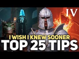 Oblivion Remastered - Top 25 Tips I WISH I KNEW Before Playing | Ultimate Beginner Guide