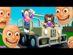 DIRIGINDO NO MEIO DOS GEFS, A CARA GIGANTE MALVADA DO ROBLOX