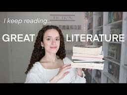 I keep reading GREAT books - brilliant classics, inspiring non-fiction, and stunning poetry