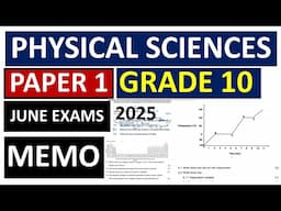 2025 MEMO GARDE 10 PAPER 1 PHYSICAL SCIENCES GRADE 10 JUNE EXAM PAPER 1 2025 [THUNDEREDUC grade 10