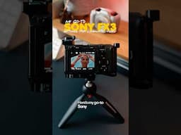 My Sony Fx3 Settings For Cinematic Images