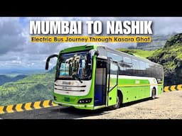 Mumbai To Nashik in MSRTC Electric Bus | Journey via kasara Ghat