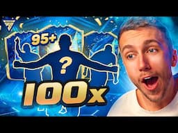 I PACKED 100 95+ RATED TOTS PLAYERS!