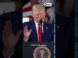 Trump says only 3 people crossed the border in 2 months under his policies