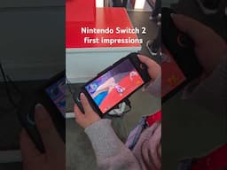 Playing the Nintendo Switch 2 for the first time #switch2 #Nintendo #gaming