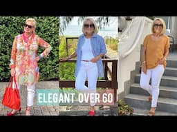 7 Elegant Ways to Style White Pants for Women Over 60 | Summer Fashion Tips for a Chic Look