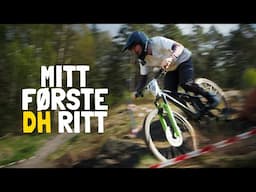 Tester ut Downhill i Kristiansand Sykkelpark - Nordic DH Cup #1
