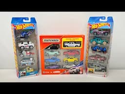 UNBOXING: 2025 Hot Wheels Baja Blazers & TOONED 5-Packs, plus bonus Matchbox 8-Pack w/Exclusive Ram