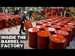 How Oil Barrels Are Made In Factories ?