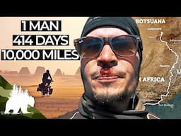 Alone Arcross Africa: From South Africa to the Sahara by Bike | Adventure Documentary