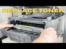 DIY Toner Cartridge Replacement | Brother MFC-L2710DW Printer Using TN-730 Toner