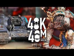 Did the Guard bring enough bullets? World Eaters vs Astra Militarum 40k in 40m battle!