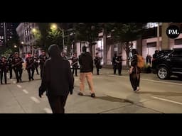 INTENSE: Antifa and Seattle Police FACE OFF in the streets