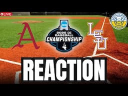College World Series Reaction: Arkansas vs. LSU