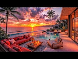 Serene Sunset Lounge – Romantic Bossa Nova Jazz By The Poolside That Gently Soothes The Mind & Soul