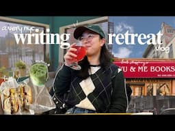 🏙️ finishing my book at my first writing retreat! // a very nyc writing vlog