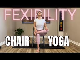 13 Mins Chair Yoga For Flexibility | daily stretches to keep joints healthy and body moving