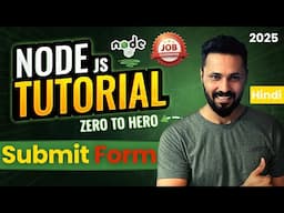Node JS Tutorial in Hindi #15 How to Submit Form with Node.js