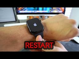How to Force Restart/Reboot Apple Watch Series 10 - Frozen Screen Fix