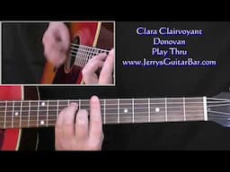 Donovan Clara Clairvoyant | Guitar Play Thru