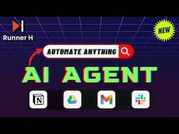 New FREE AI Agent RUNNER H Completes Daily Tasks (Full Review)