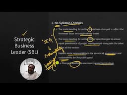 ACCA Strategic Professional Level Syllabus Changes - Sep25