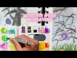 How to Watercolor in Your Nature Journal