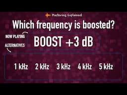 Ear training challenges for mastering – Can You Identify The Frequencies?
