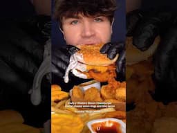Fast Food Feast! 🍔 #asmr #mukbang