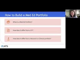 Building a Medical Education Portfolio