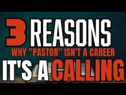 THIS IS A CALLING, NOT A CAREER... #pastor #faith #church
