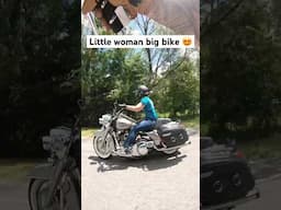 Her first big harley