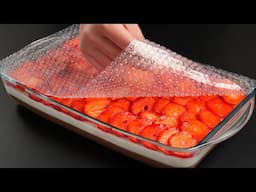 Ein genialer Trick mit Erdbeeren! Ein Dessert, das jeder probieren und sich merken sollte!