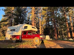 Plumas National Forest.  Eastern Sierras Truck Camping