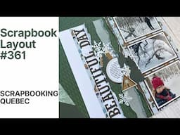 Scrapbook Layout # 361 (Super Easy!)