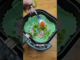 Easy healthy air fryer recipe with 50gms protein #eggrecipe