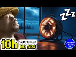 Powerful Heater Sound for Deep Sleep | 10 Hours White Noise | Fall Asleep Easily, Beat Insomnia