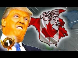 I made AMERICA the 11th PROVINCE of Canada (in Victoria 3)