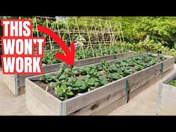 HUGE Beginner MISTAKES With Raised Bed Gardens | Avoid Disaster